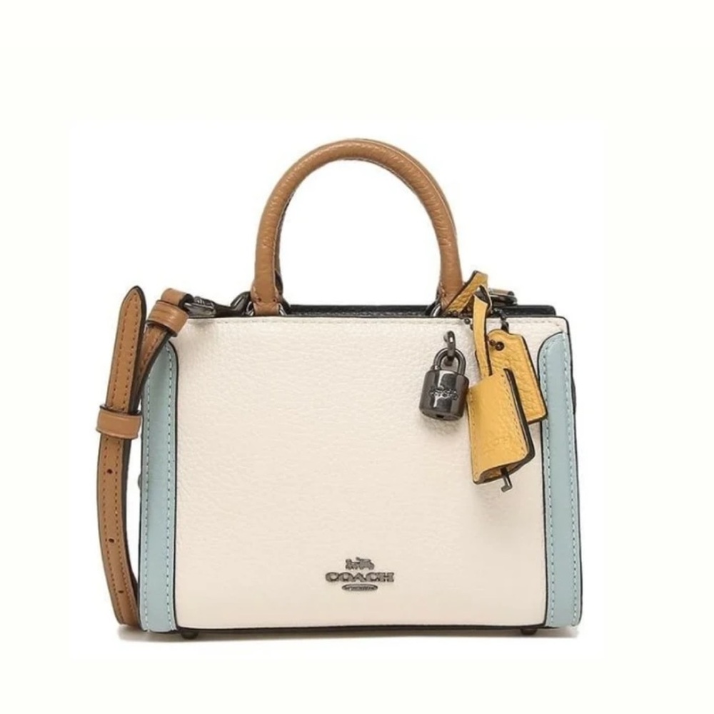 Coach Micro Zoe Crossbody In Colorblock
